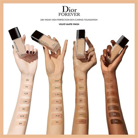 dior forever 24h wear high perfection skin caring foundation matte|dior forever foundation no transfer.